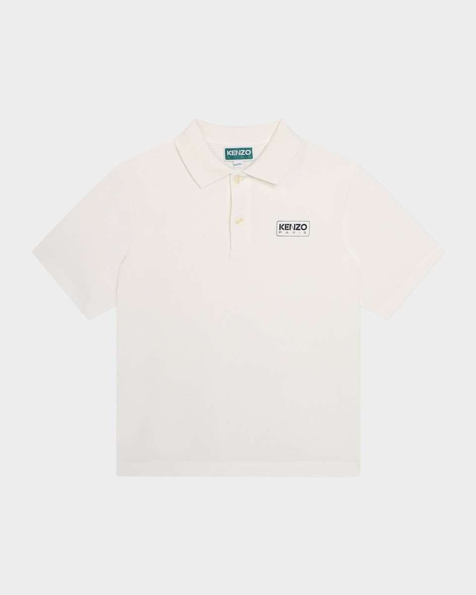 Boy's Classic Logo-Print Polo Shirt, Size 2-